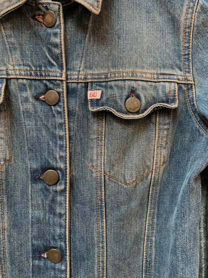 Miss Sixty Y2K Belted Denim Coat Dress