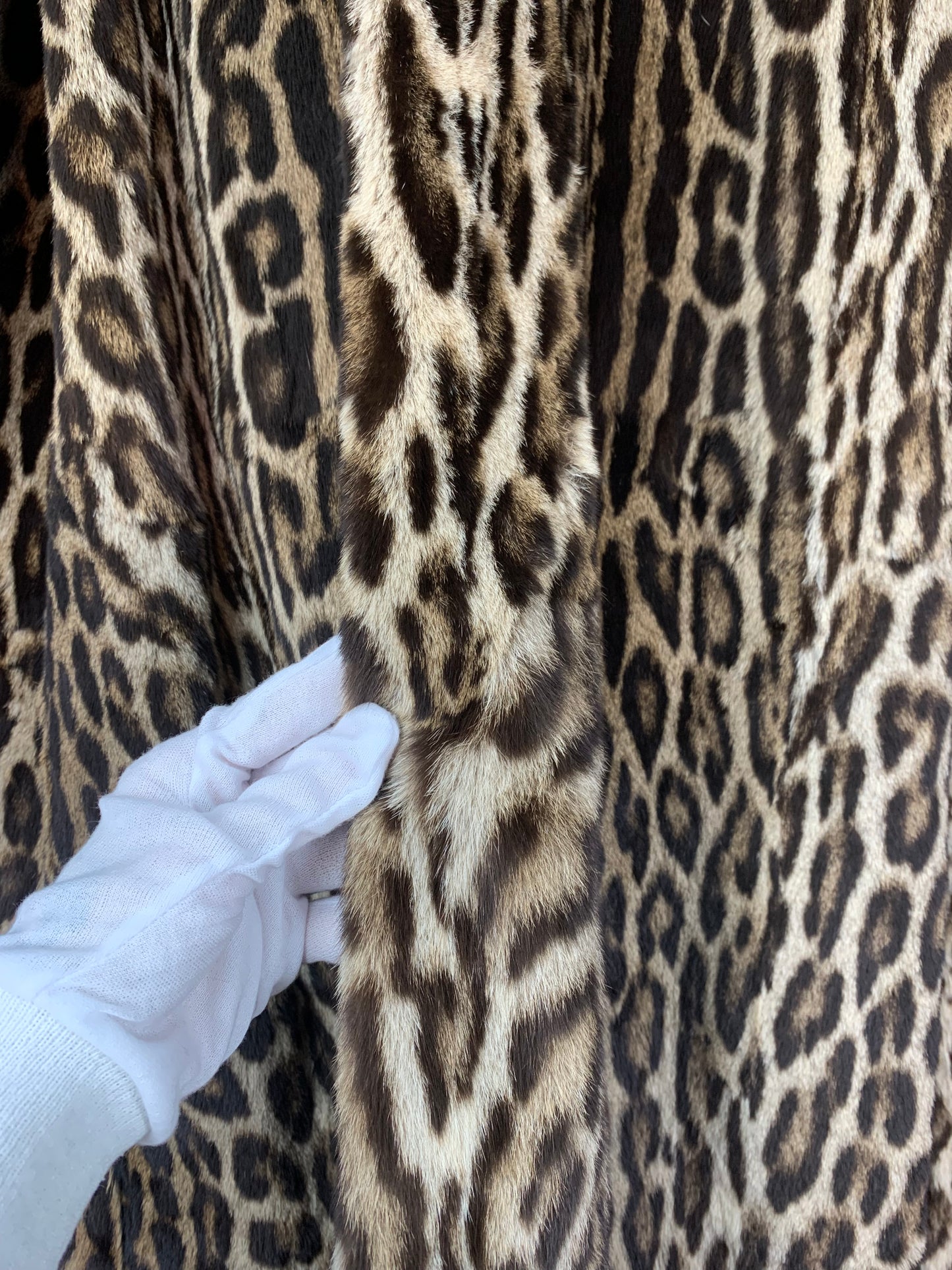 Vintage Spotted Exotic 1940s Fur Coat