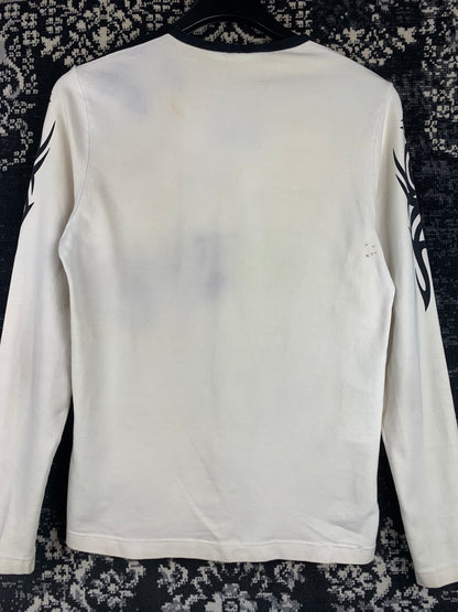 Y2K Tribal Graphic Long Sleeve Shirt