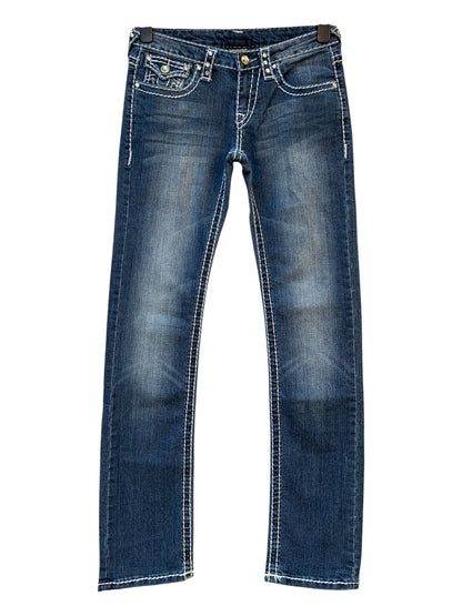 True Religion Joey Super T Rhinestone Jeans