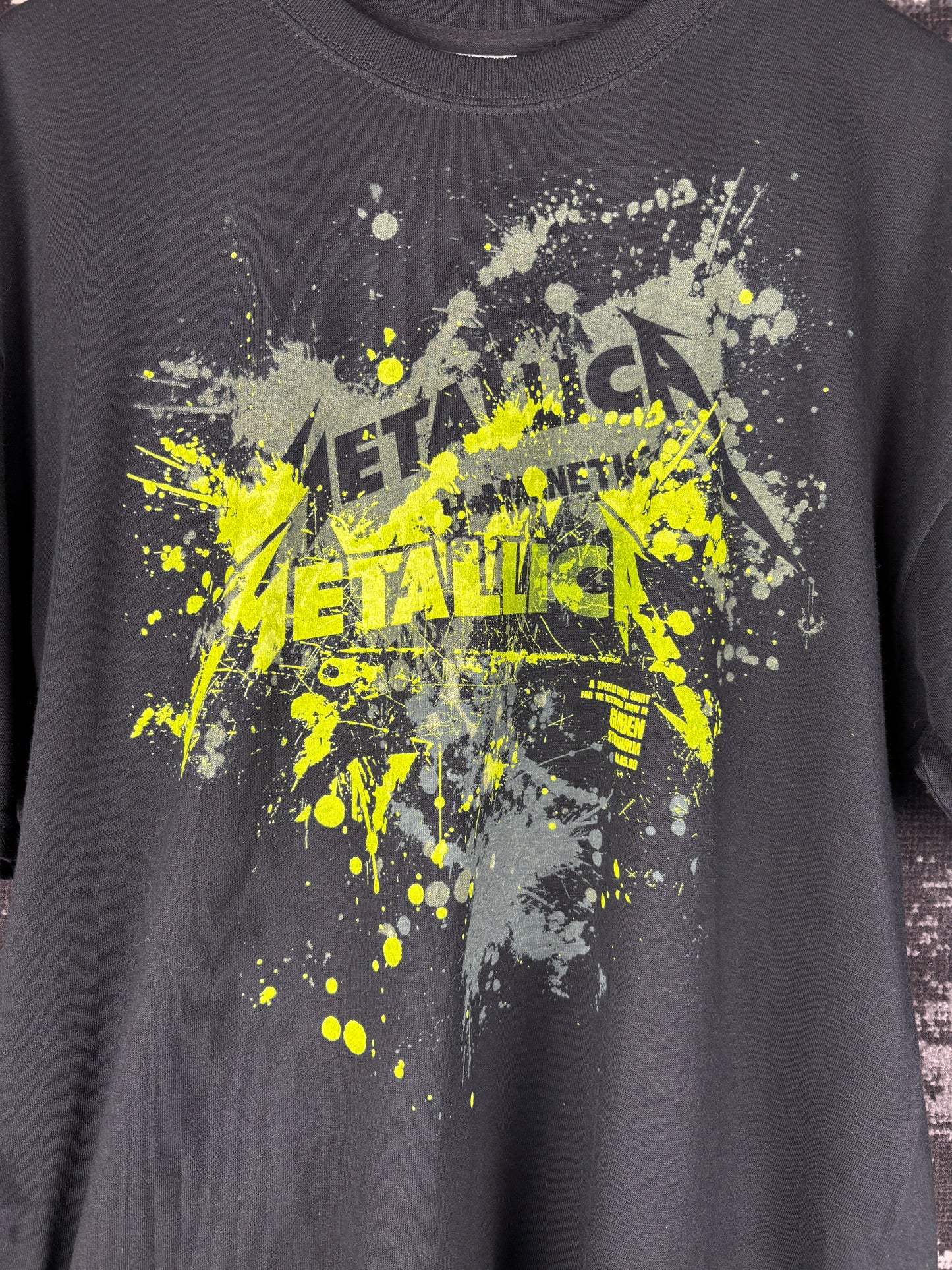 Metallica Stockholm Globen 2009 Tour T-Shirt