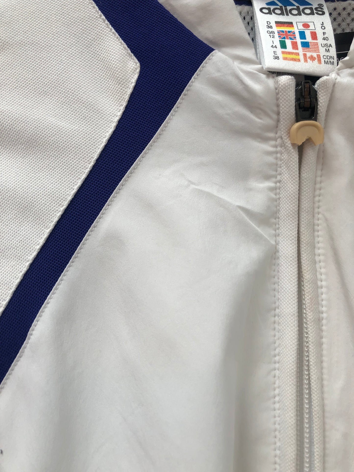 Vintage Adidas White Track Jacket