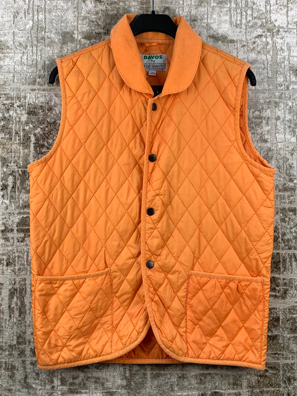Vintage Orange Quilted Vest