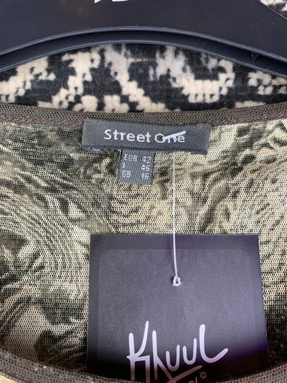 Womens Y2K One Street Long Sleeve Graphic Shirt With Religious Print