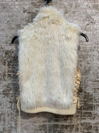 Y2K Shaggy Faux Fur Zip Vest
