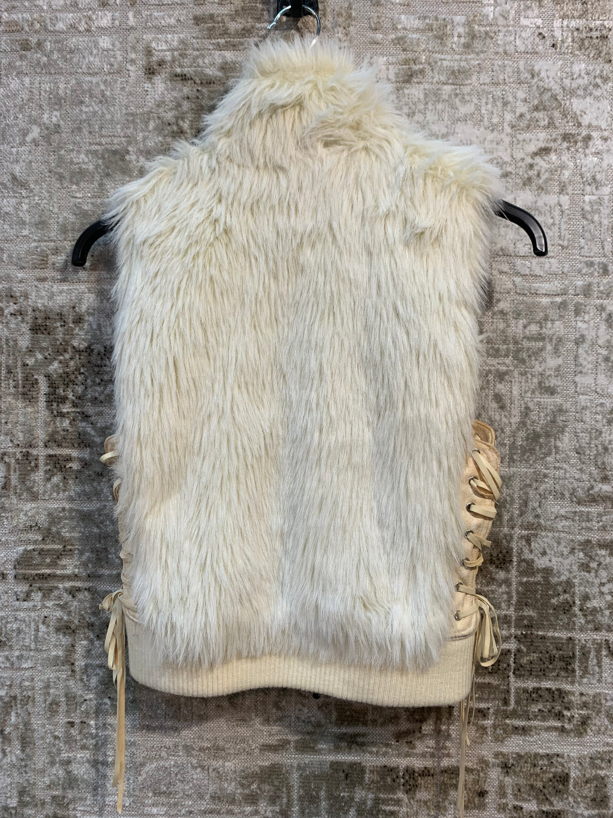 Y2K Shaggy Faux Fur Zip Vest