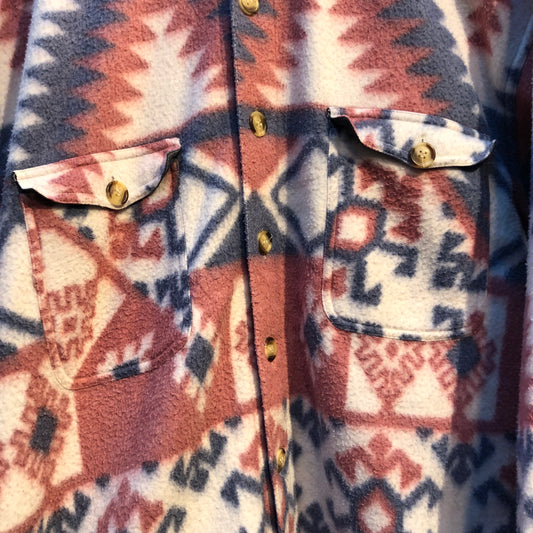 Vintage Button Up Fleece