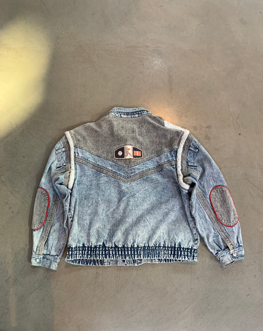 Womens Vintage Funky Denim Jacket