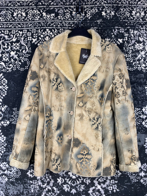 Women's Vintage Steilmann Coffee Brown Suede Jacket