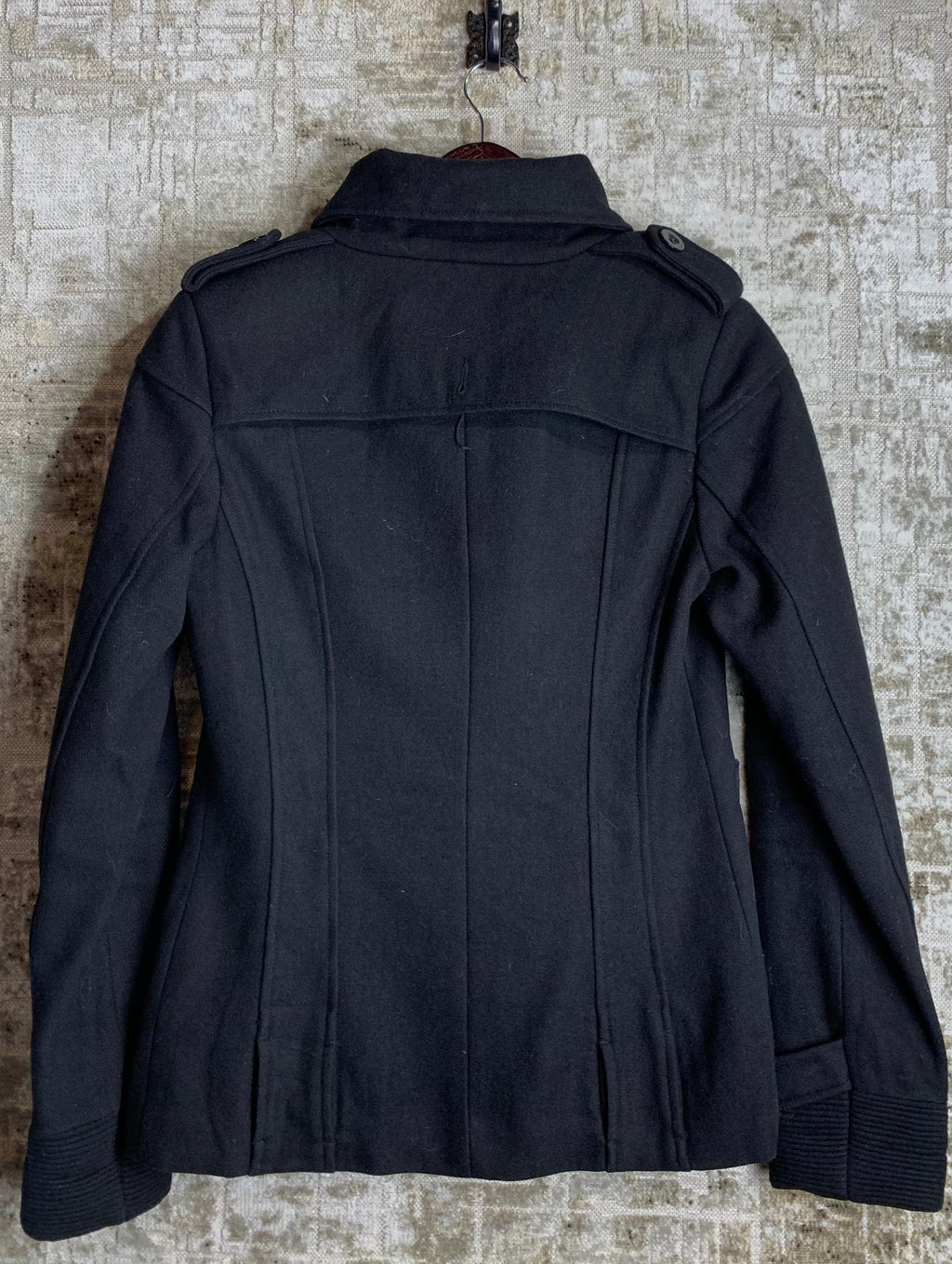 Vila Clothes Double-Breasted Peacoat