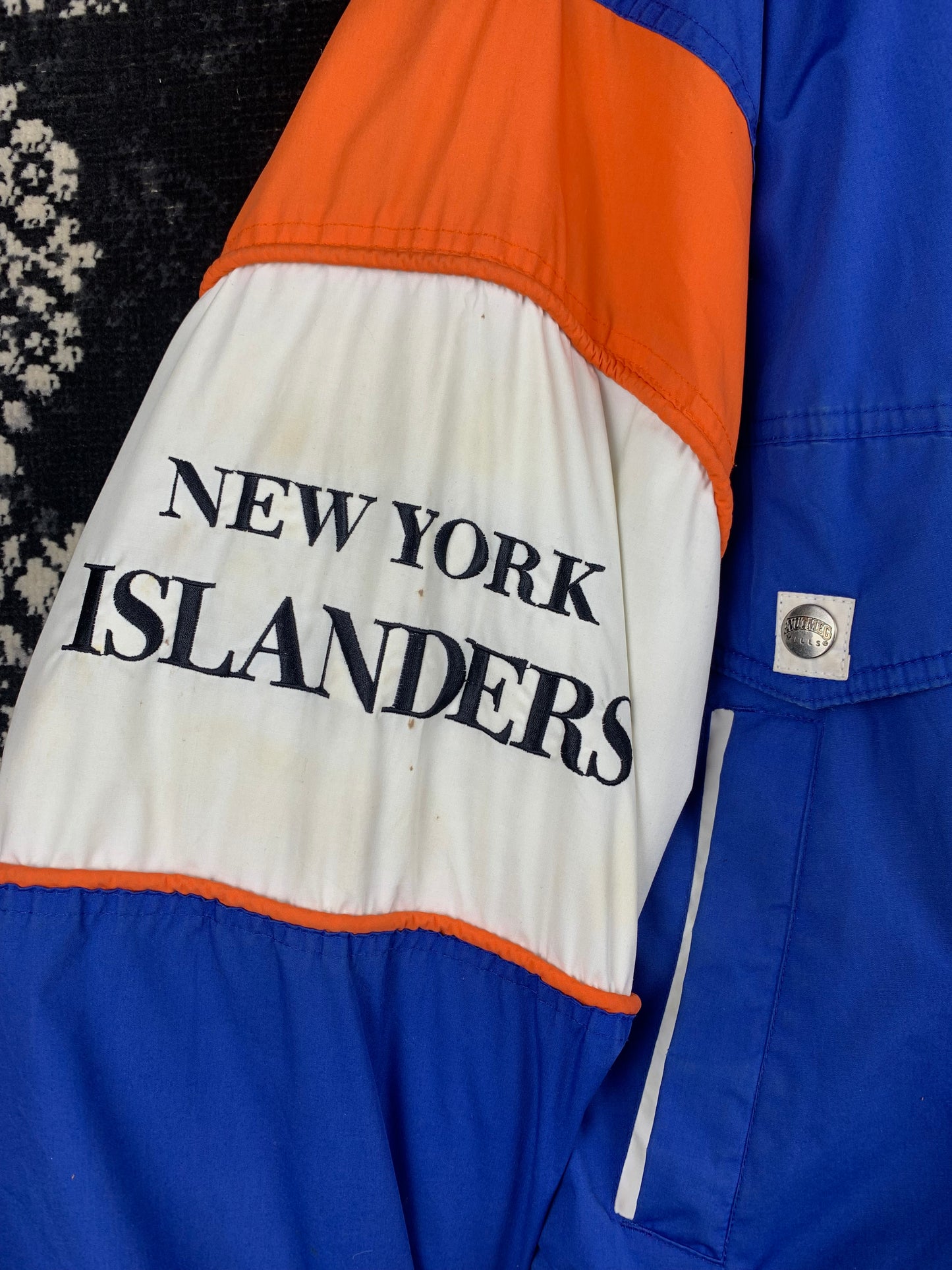 Mens Vintage Nutmeg by Campri New York Islander NHL Team Jacket
