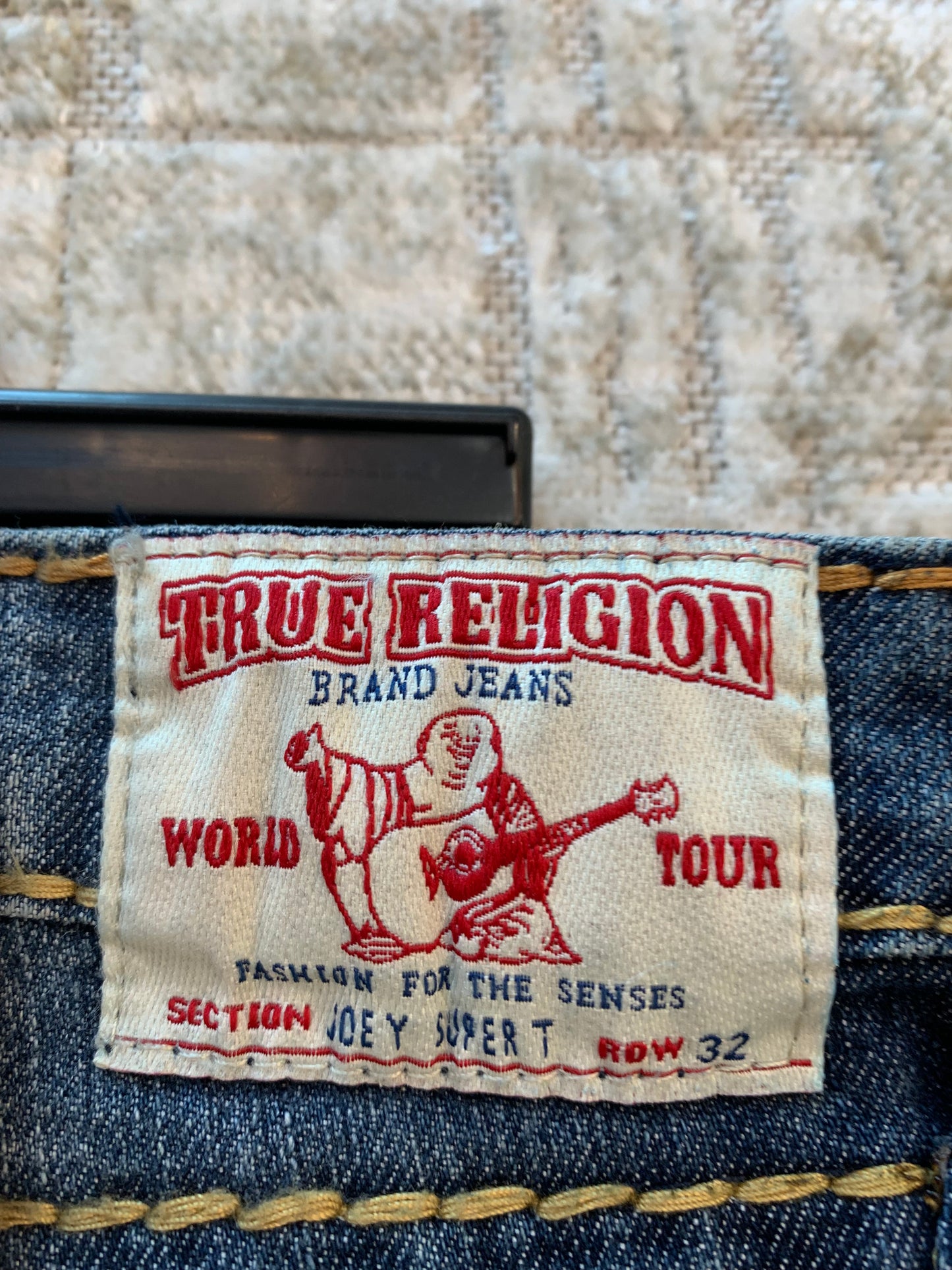 True Religion Rhinestone Super T Jeans