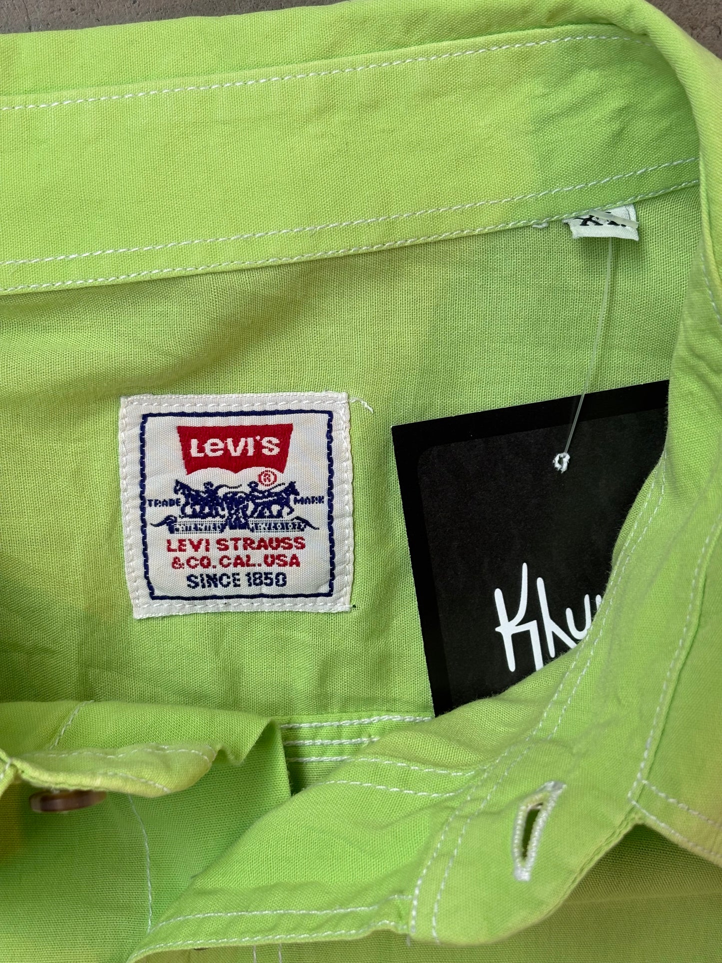 Levi’s Bright Green Long Sleeve Shirt