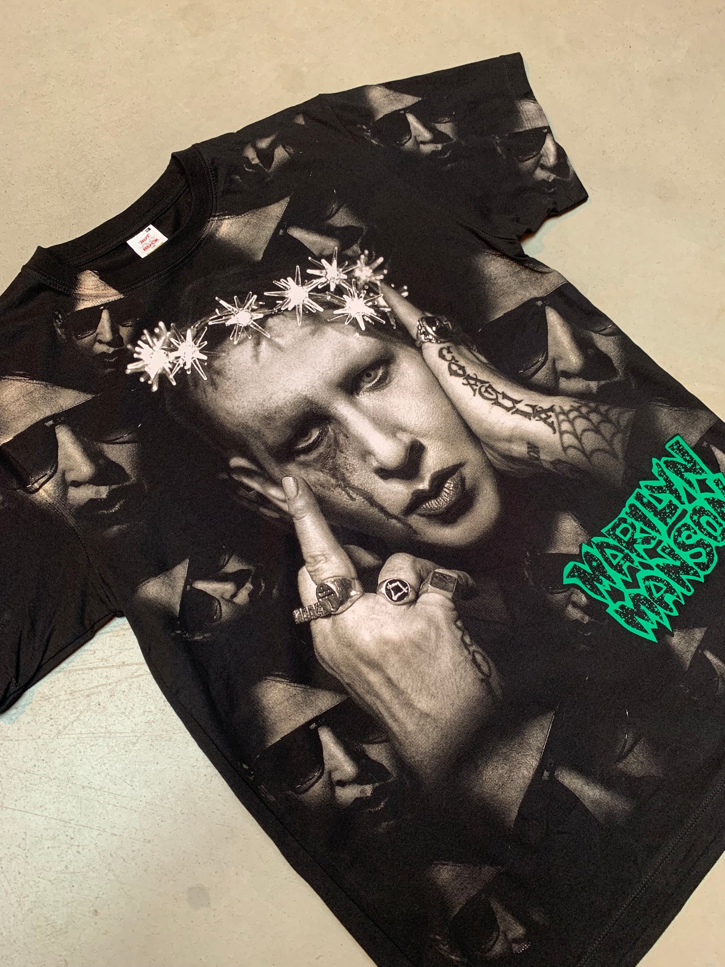 Marilyn Manson All Over Print Graphic T-Shirt