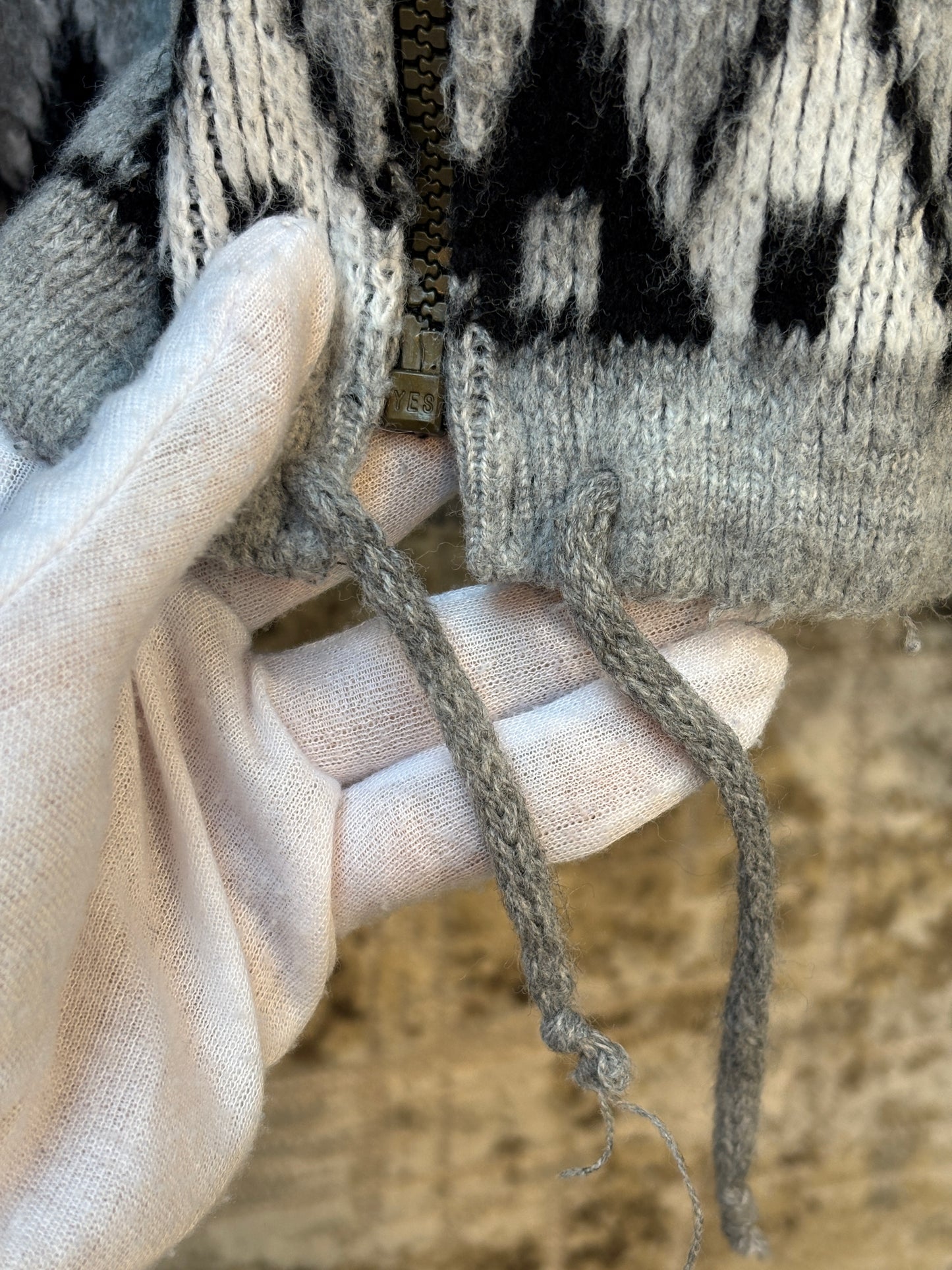 Dreamcatcher Knit Zip Hooded Cardigan