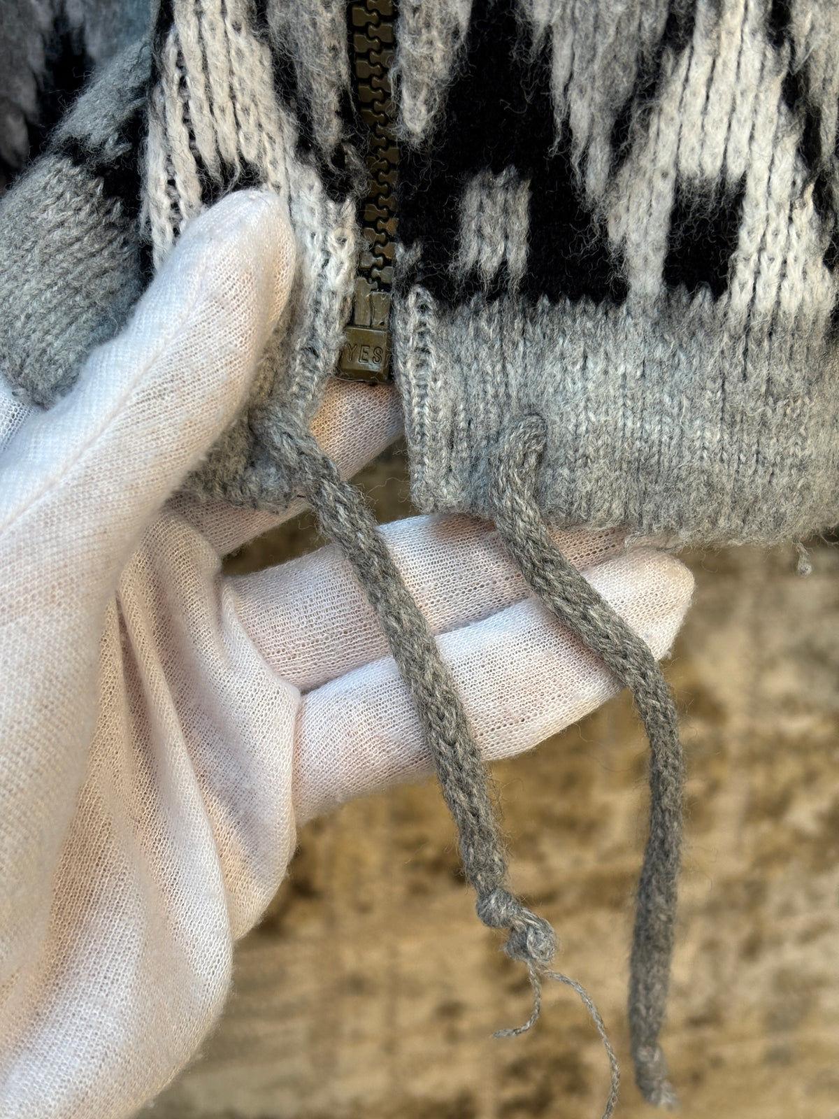Dreamcatcher Knit Zip Hooded Cardigan