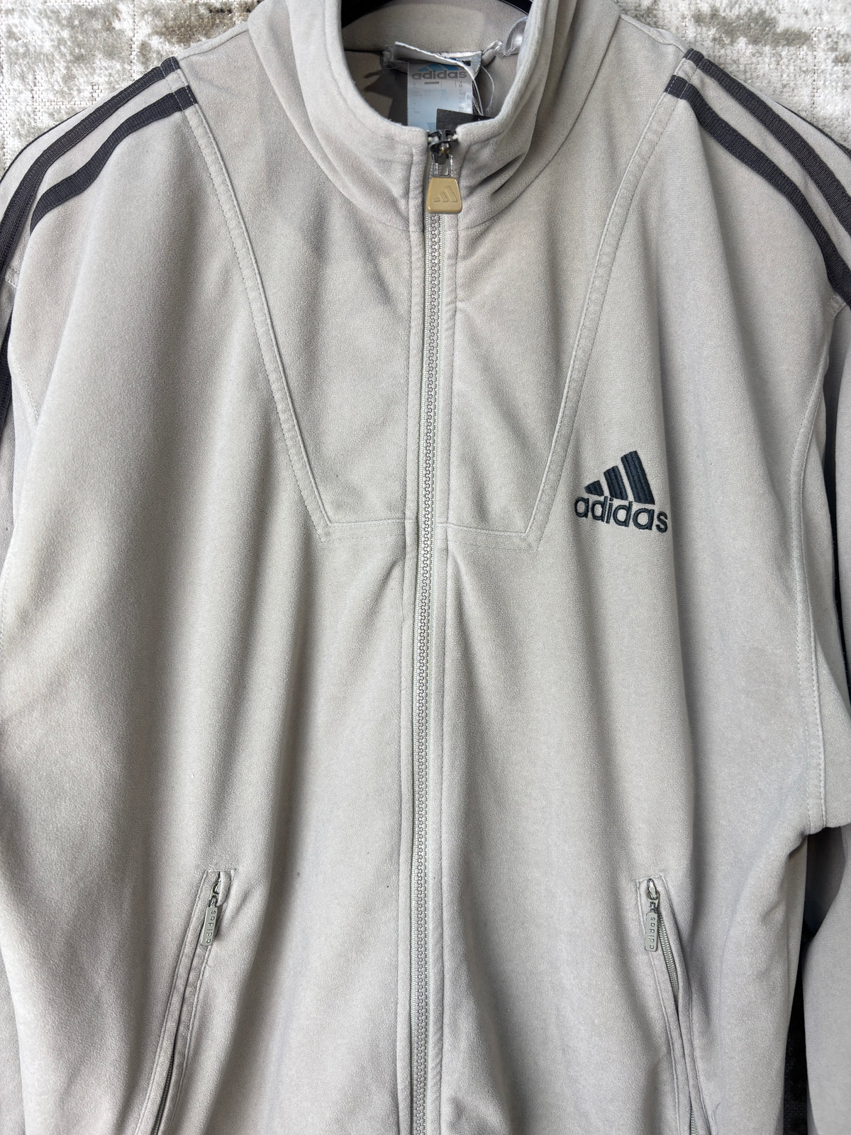 Vintage Adidas Suede-Feel Track Jacket