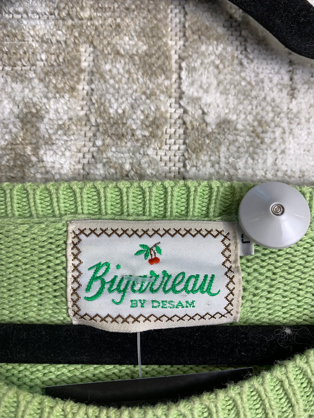 Bijorreau Pastel Argyle Knit Sweater