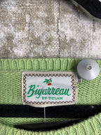 Bijorreau Pastel Argyle Knit Sweater