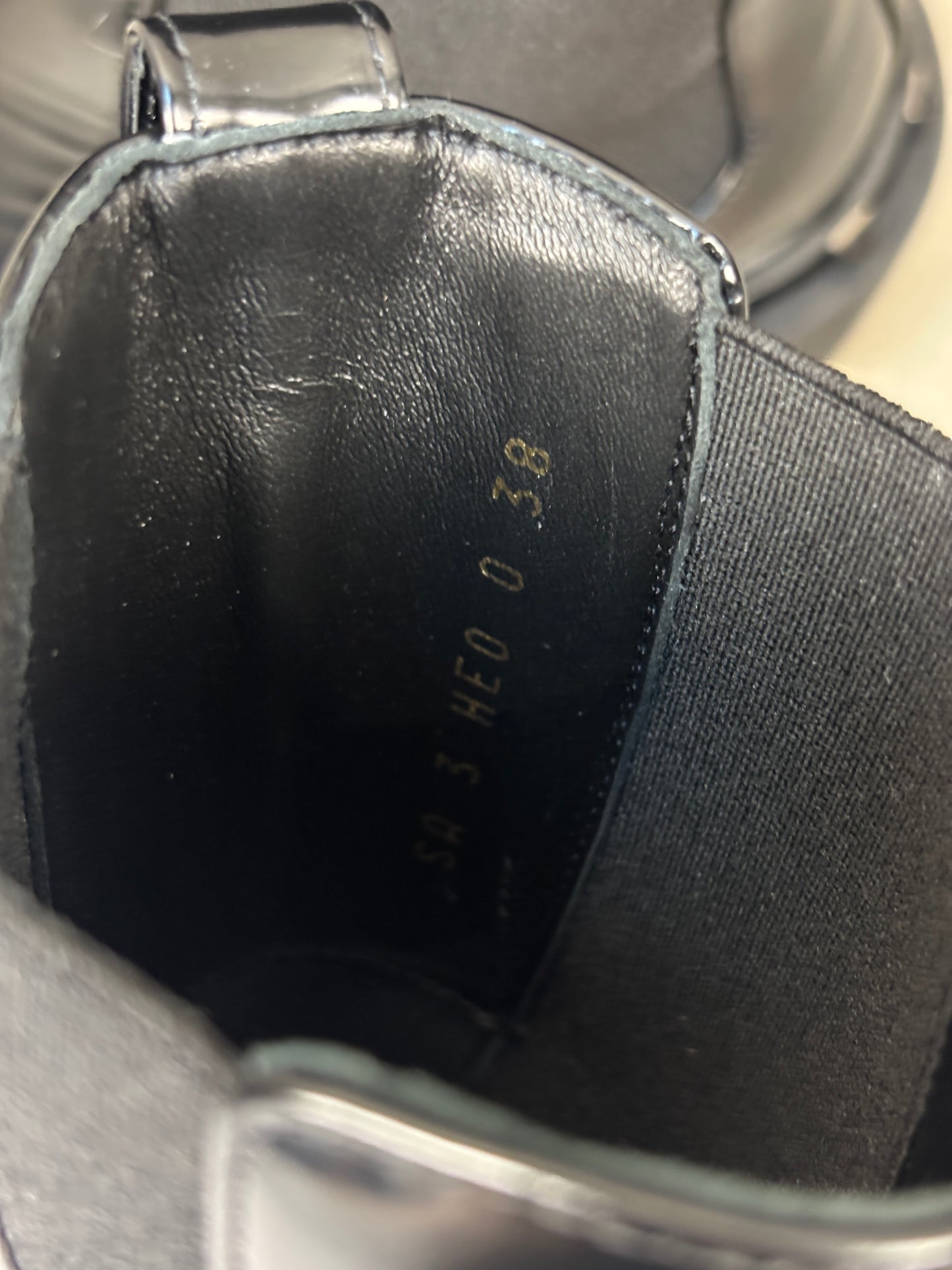 Valentino Garavani Black Leather Rockstud Ankle Boots