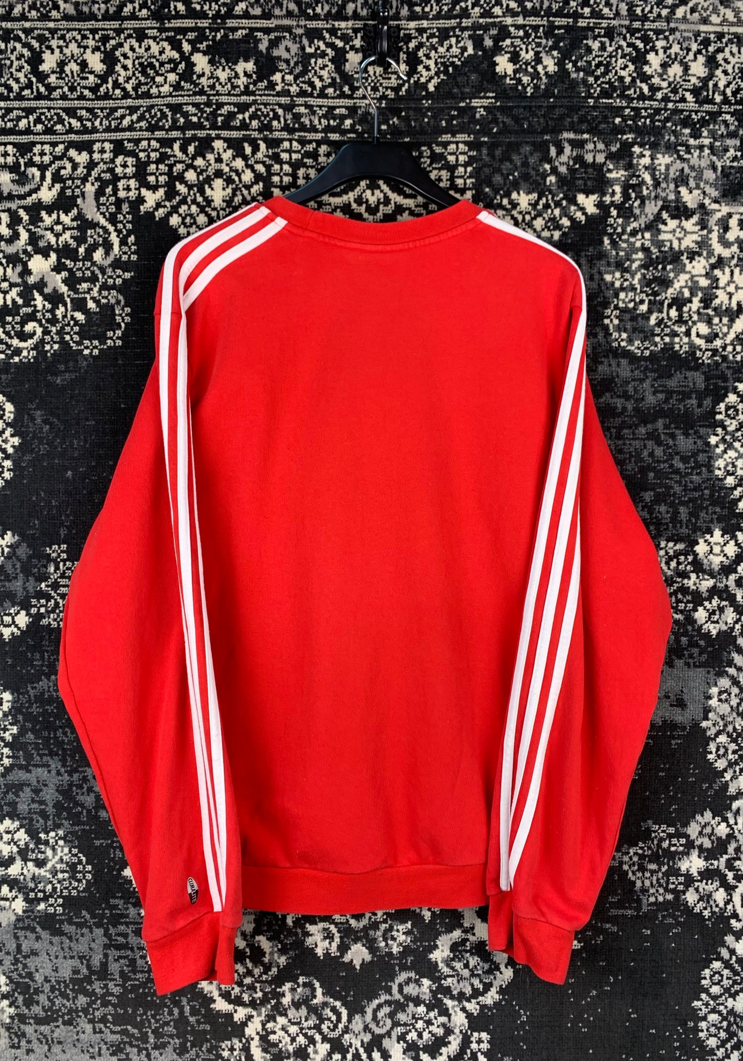 Mens Vintage Adidas Red Sweatshirt