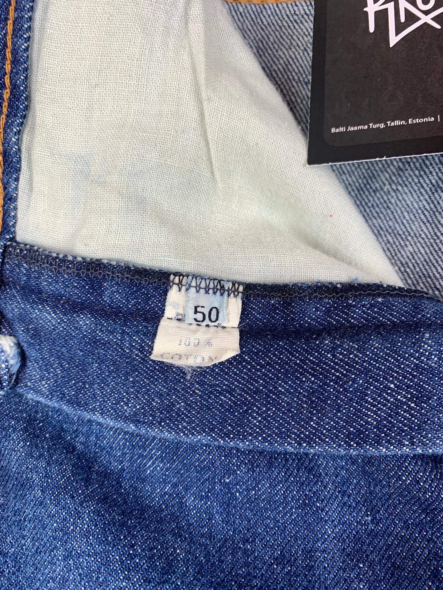 Men's Vintage Blue Flared Long Jeans