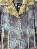 Max AG Y2K Afghan Faux Fur Penny Lane Jacket