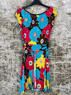 Womens Y2K Floral Midi Dress