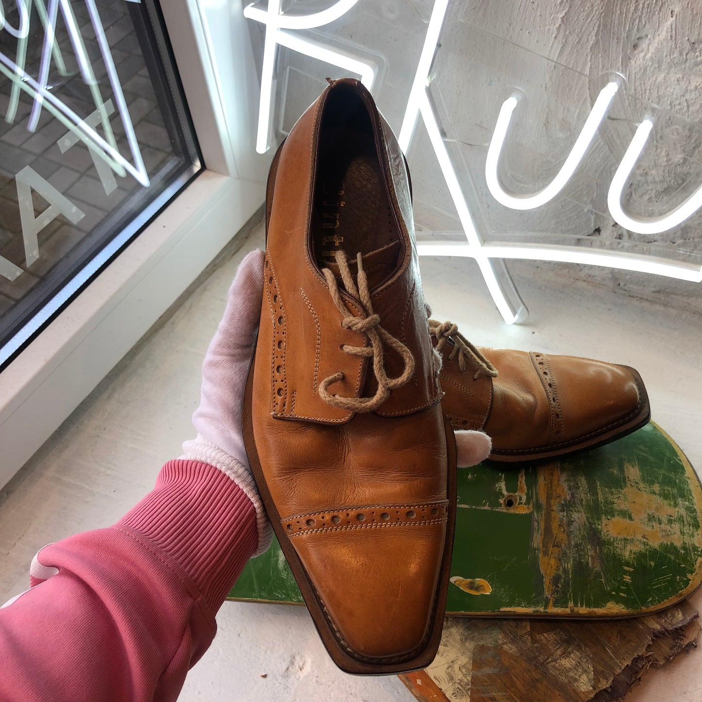 Mens Vintage Leather Shoes