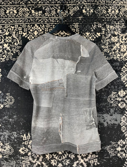 Men's Vintage Just Cavalli Gray Graphic T Shirt