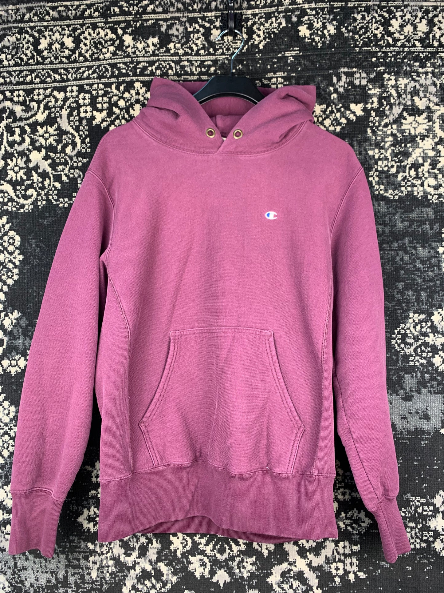Mens Violet Champion Reverse Weave Hoodie