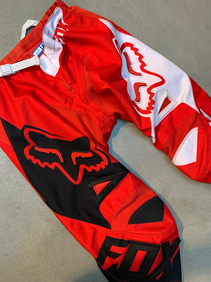 Women's Red, Black & White FOX Racing Pants
