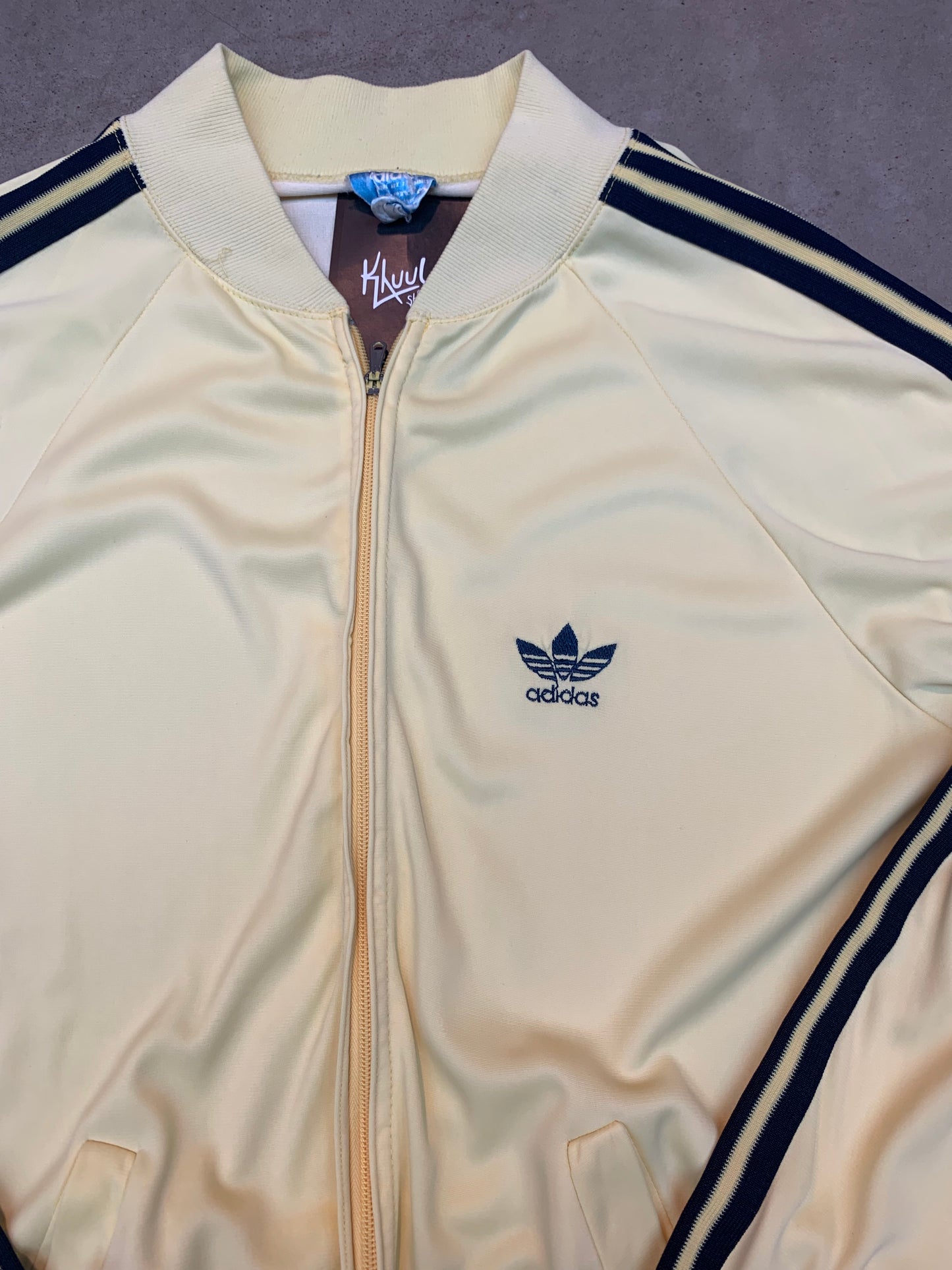 Adidas Originals Vintage Retro Yellow Track Jacket