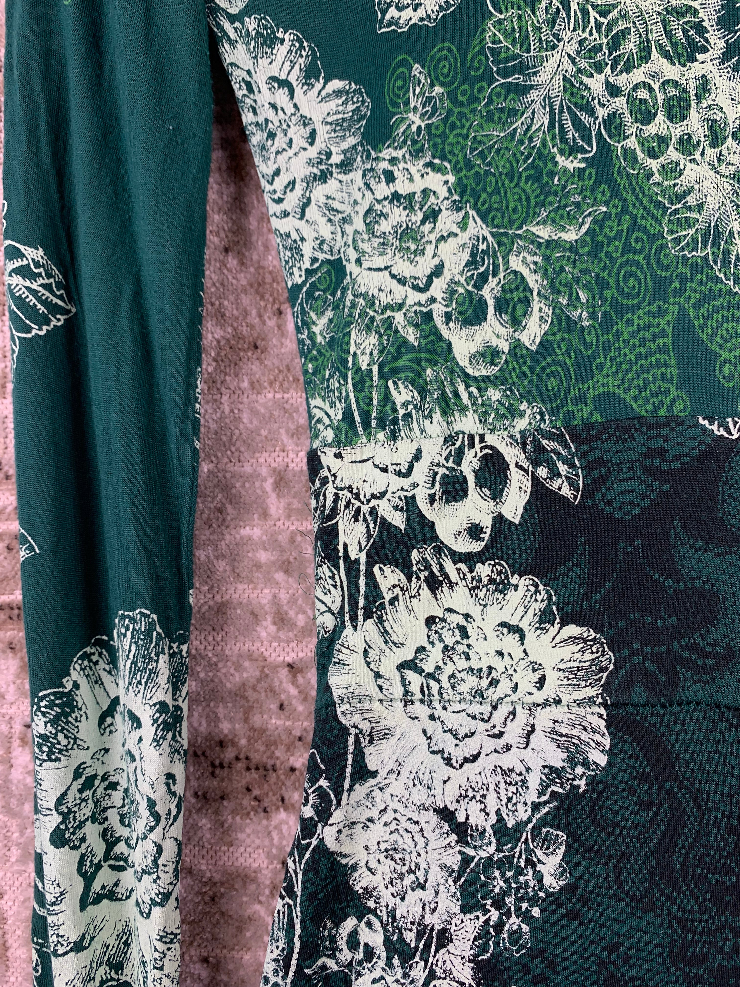 Womens Y2K Green Whimsical Desigual Dress