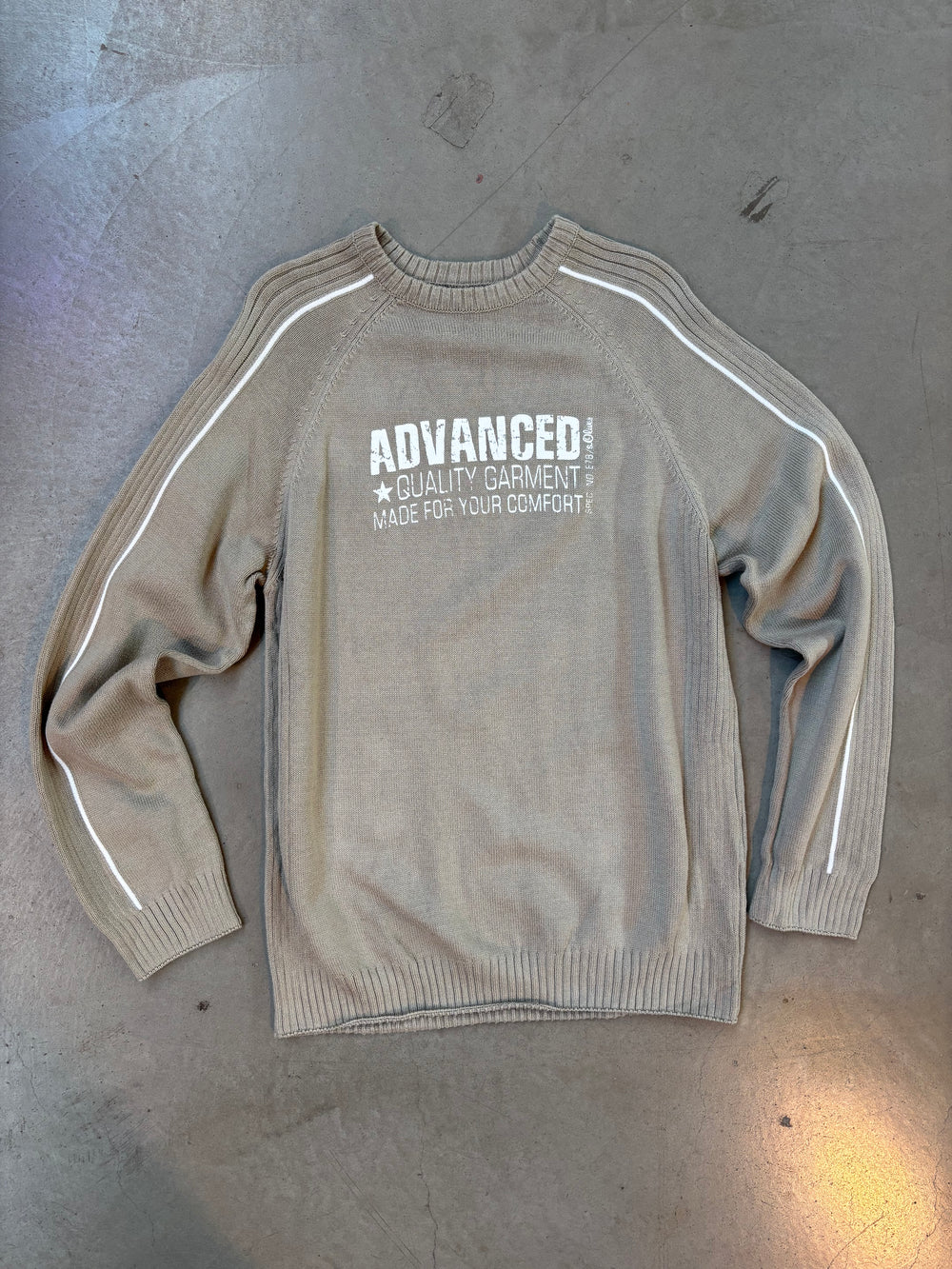 Oliver Beige Knit Sweater