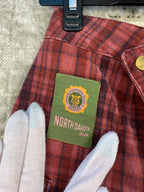 Womens Vintage Checkered Mini Skirt