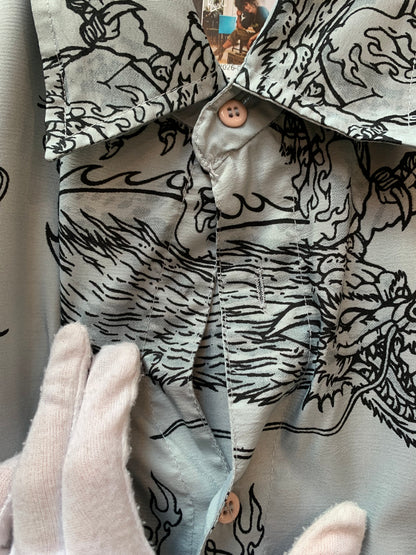 Dragon Print Short Sleeve Shirt