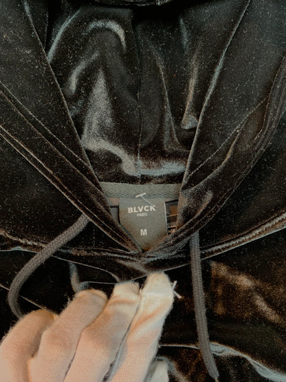 Blvck Paris Black Velvet Men’s Hoodie