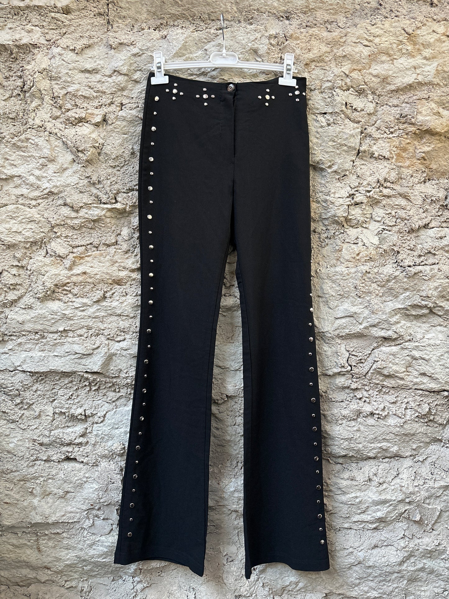 Metal Details Pants