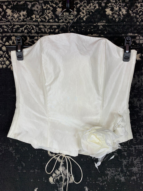 Women's White Wedding Corset