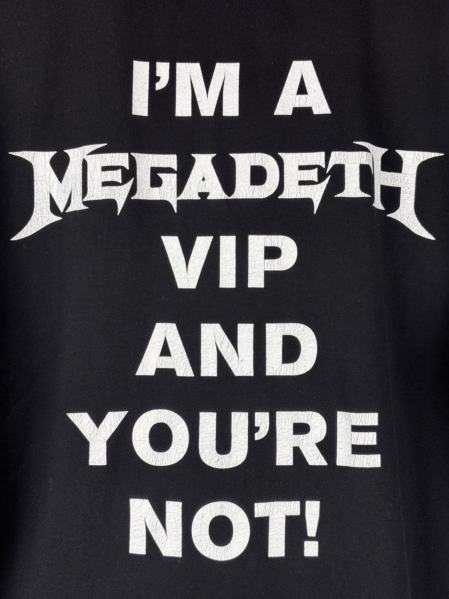 Megadeth VIP 2023 Black T-Shirt