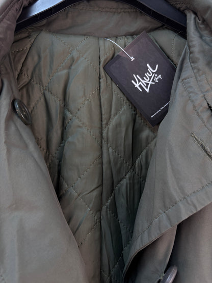 Women's Vintage Green Belted Jacket