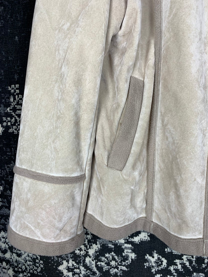 Y2K Women’s Cream Velvet Zip Up Jacket