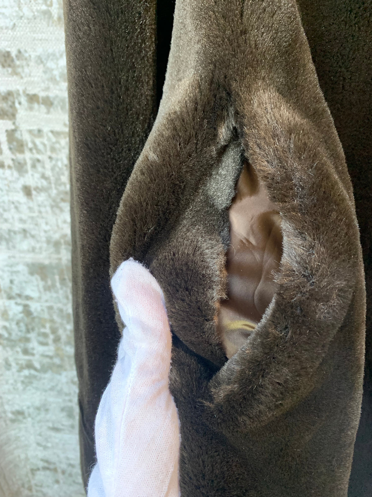 Avantina Hooded Faux Fur Coat