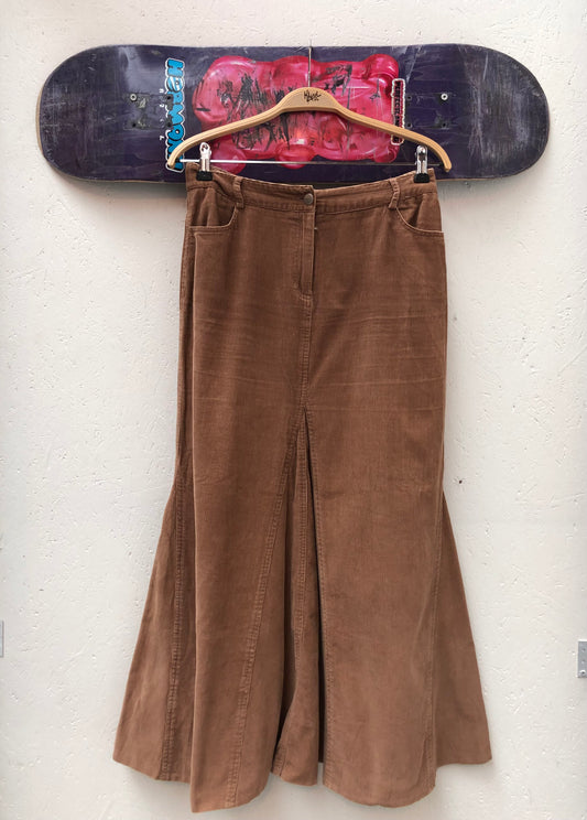 Modern Woman Women’s S Corduroy Maxi Skirt