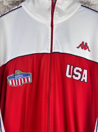 Mens Vintage 80s Kappa USA Track Jacket