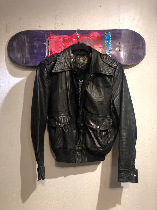 Petroff Leather Bomber