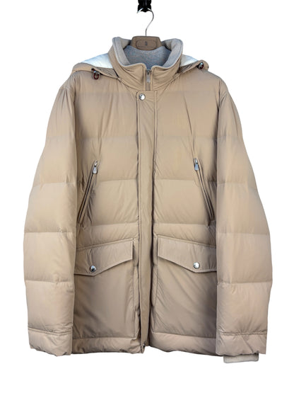Brunello Cucinelli Men’s Beige Down Jacket