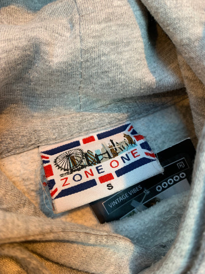 Vintage Zone One London England Gray Hoodie