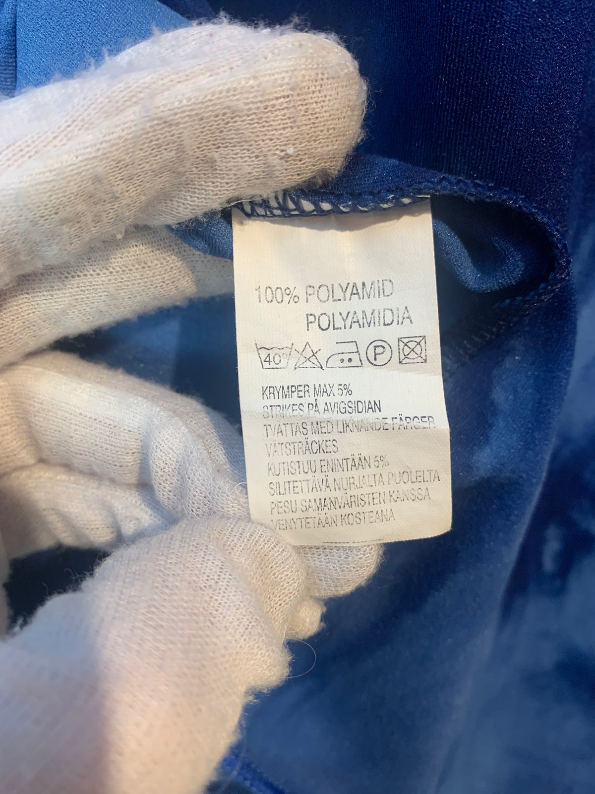 Pazzione Y2K Tie-Dye Glitter Long Sleeve Top